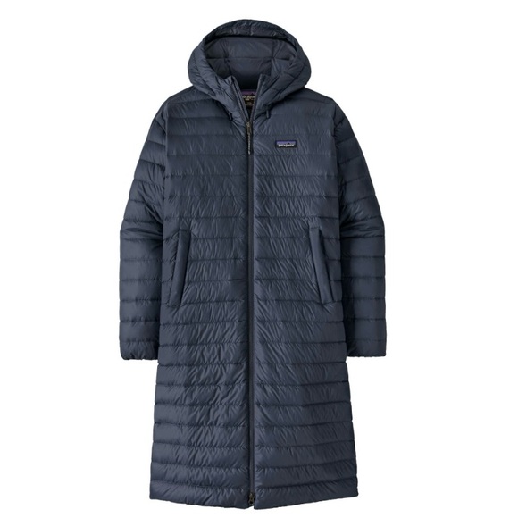 Patagonia Jackets & Blazers - Patagonia Recycled Down Parka Hoodie Sweater Jacket Long Pitch Blue XS